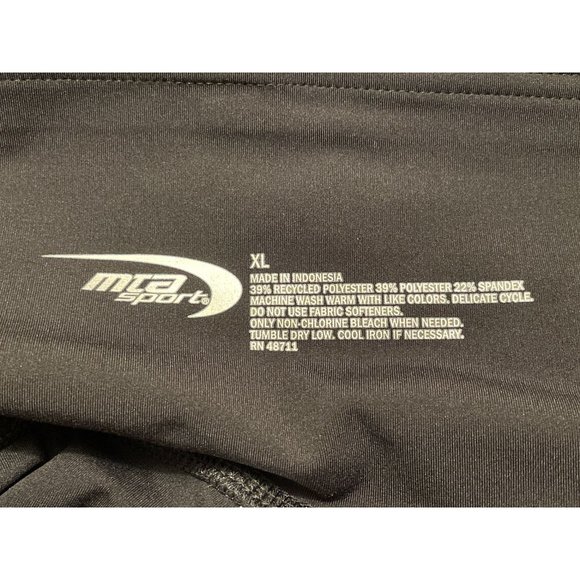 Women's Active Leggings - MTA Sports Black XL - Picture 4 of 6